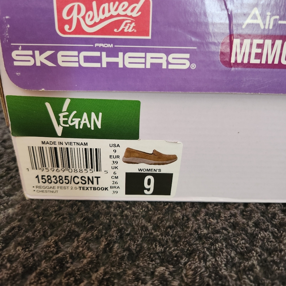 Womens Skechers Reggae Fest Chestnut Brown
